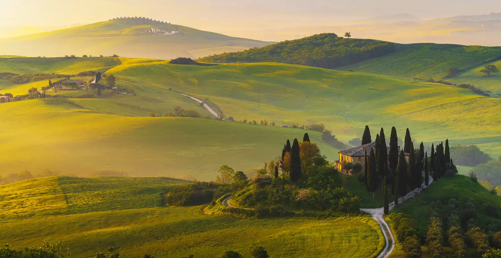 Paesaggio Val d'Orcia Toscana