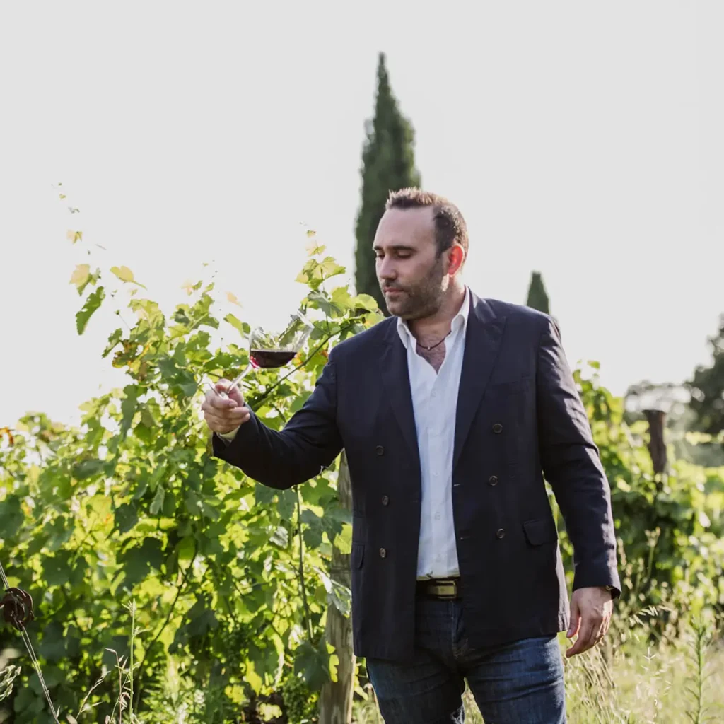 Benedetto Baracchi e vigneti